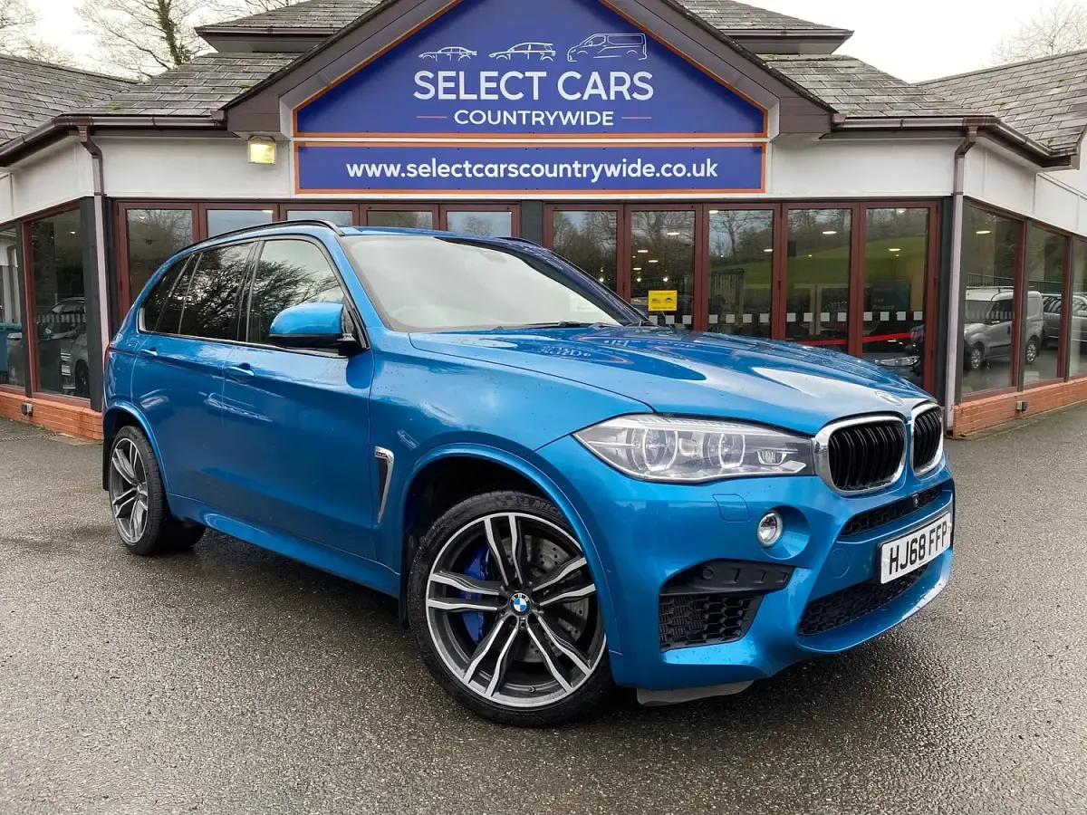 Used BMW X5 M M Sport 575 HP (422 kW) 2018 Blue SUV