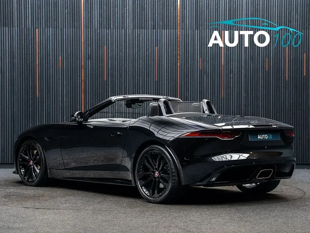 Used Jaguar F-Type R-Dynamic 300 HP (220 kW) 2022 Black Cabriolet