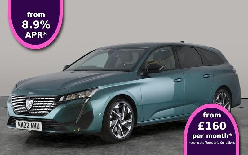 Blue Used 2022 Peugeot 308 Active Premium Estate | £12,033 (Good price) - Image 1/3