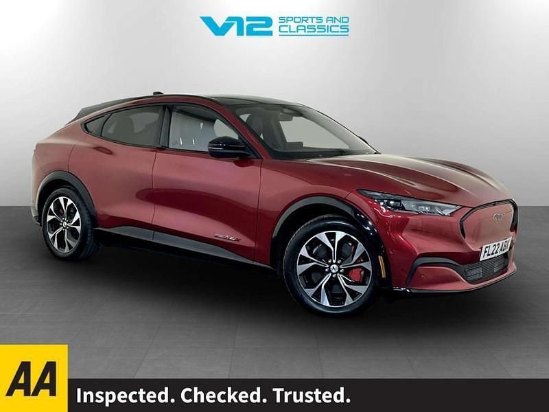 Red Used 2022 Ford Mustang Mach-E Extended Range SUV | £18,295 (Good price) - Image 1/2