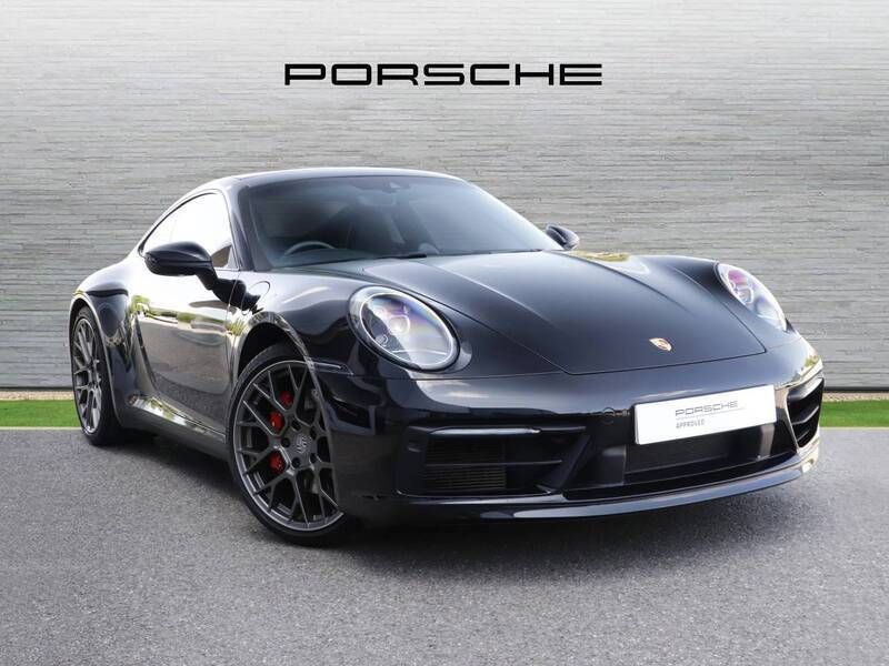Jet black metallic Used 2020 Porsche 911 Carrera 4S | £85,900 - Image 1/4