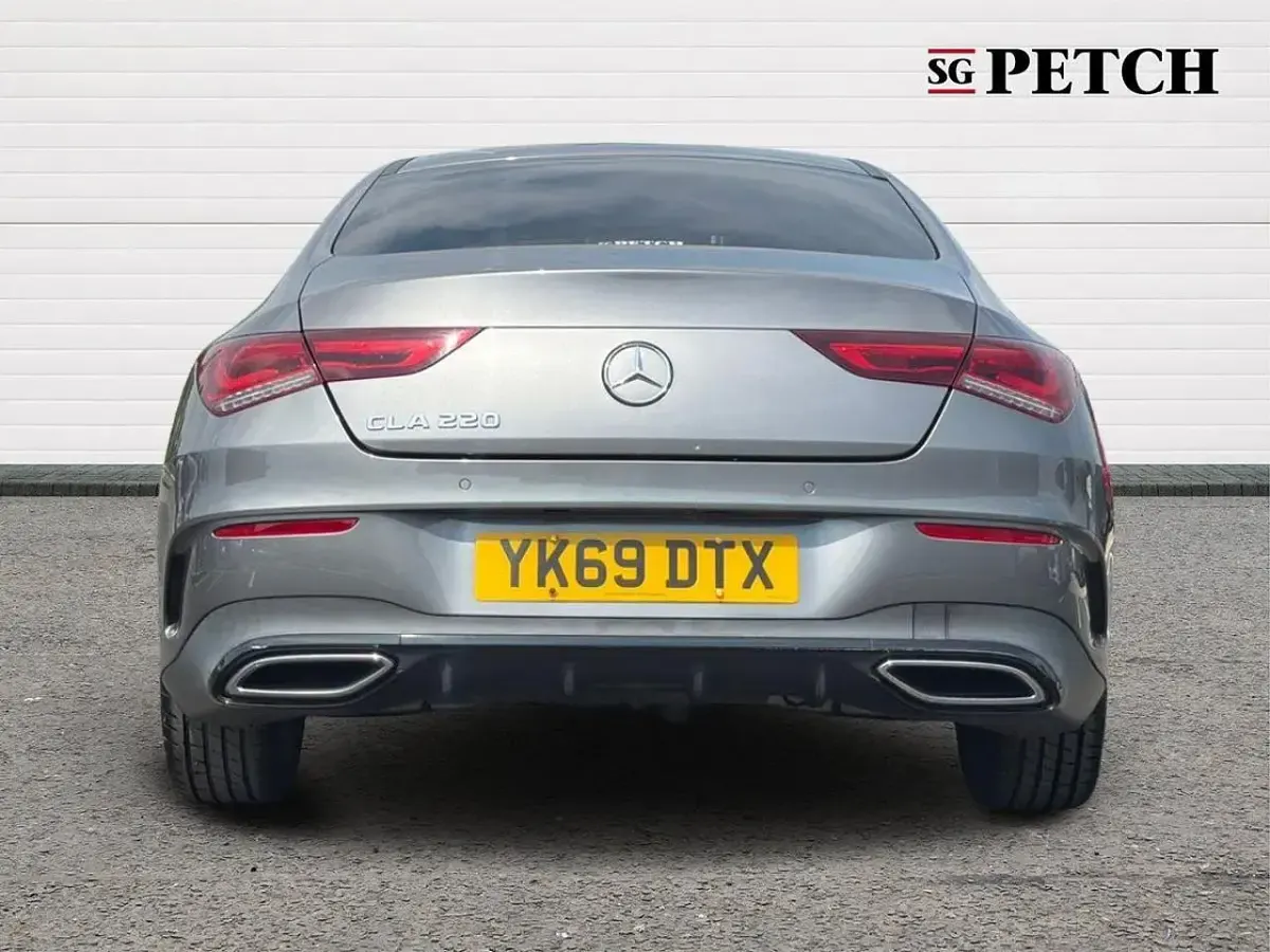 Used Mercedes CLA220 AMG line 187 HP (137 kW) 2019 Grey Coupe