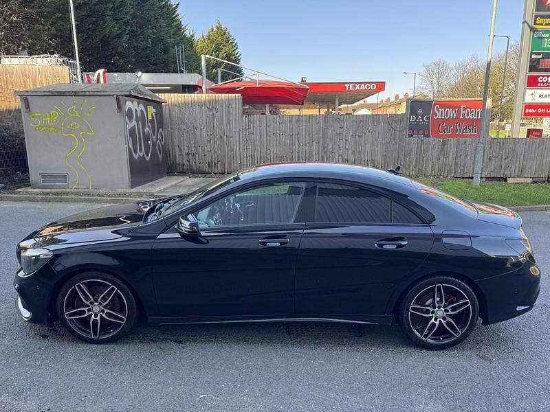 Used Mercedes CLA220 AMG line 177 HP (130 kW) 2016 Black Sedan