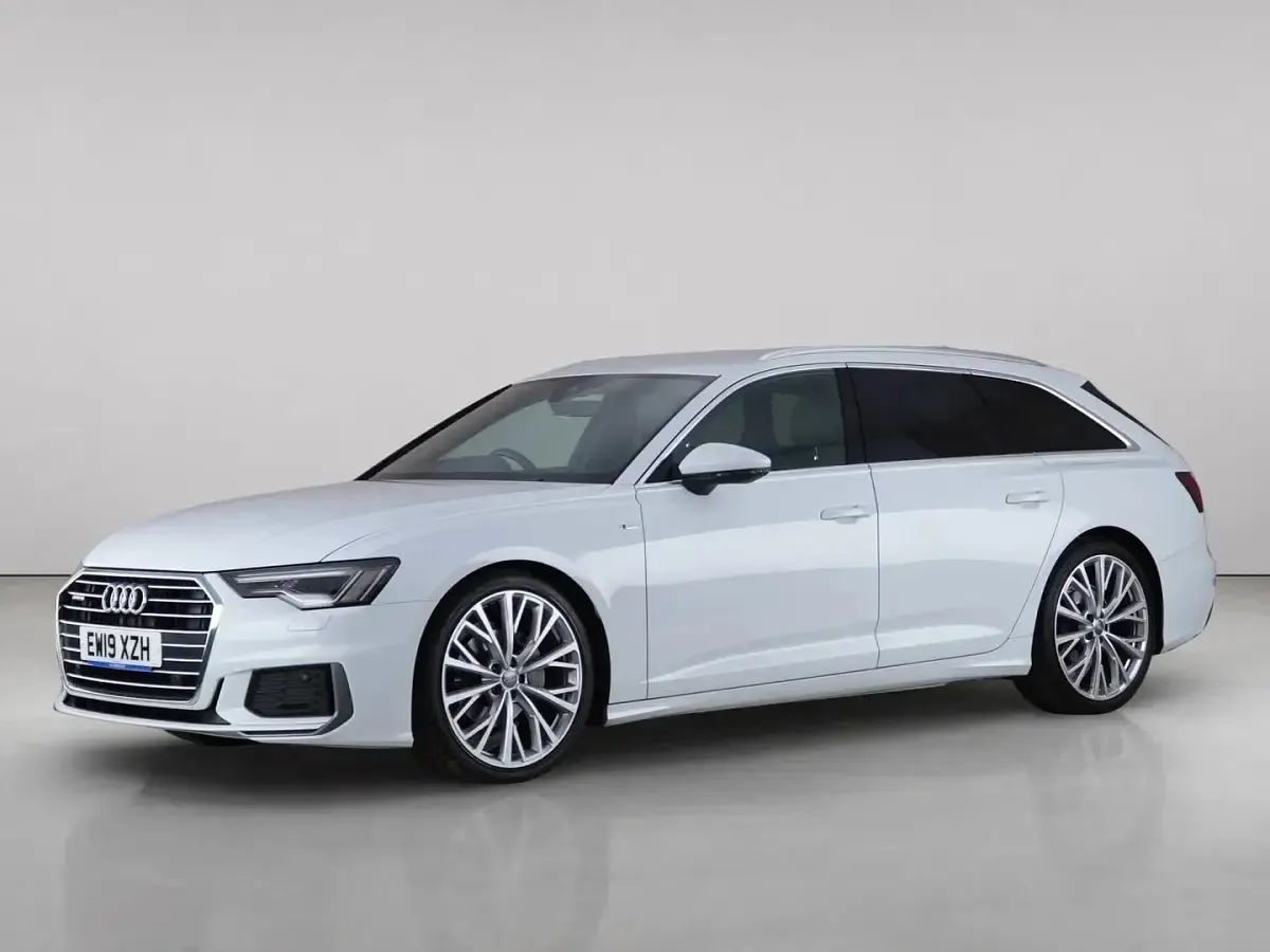 Used Audi A6 S-Line 204 HP (150 kW) 2019 White Estate