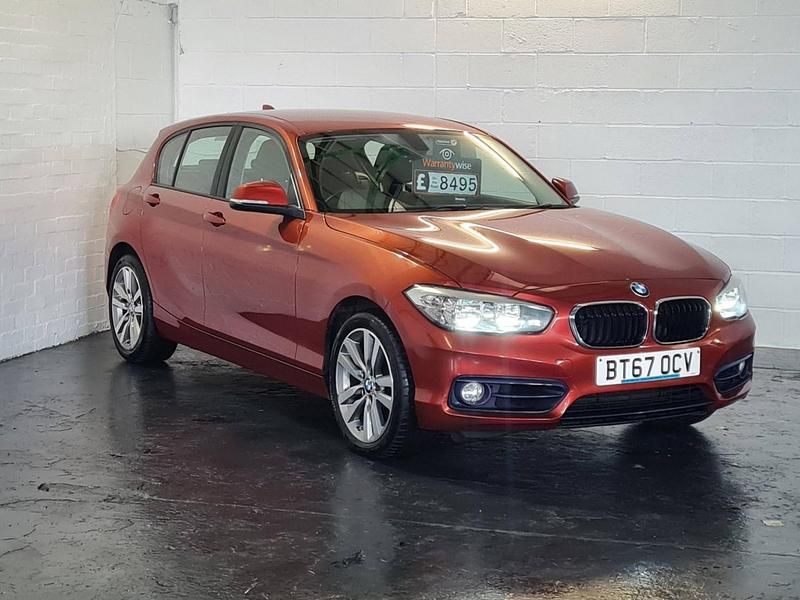 Used BMW 120 Sport Line 2017 Orange Hatchback