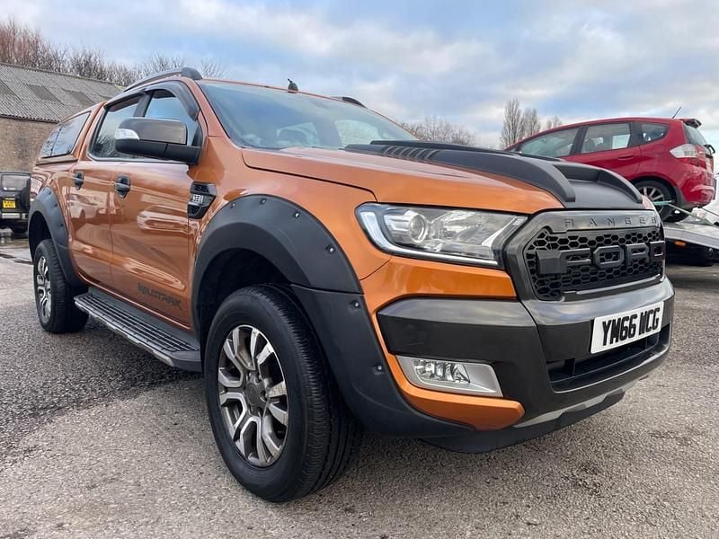 Orange Used 2017 Ford Ranger Wildtrack Pickup | £13,950 (Fair price) - Image 1/4