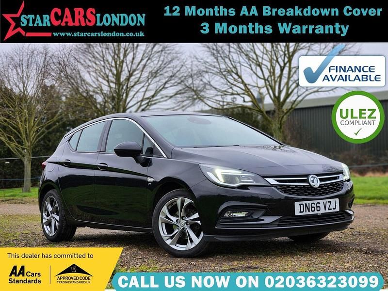 Black Used 2017 Vauxhall Astra SRi Hatchback | £8,900 (Fair price) - Image 1/4
