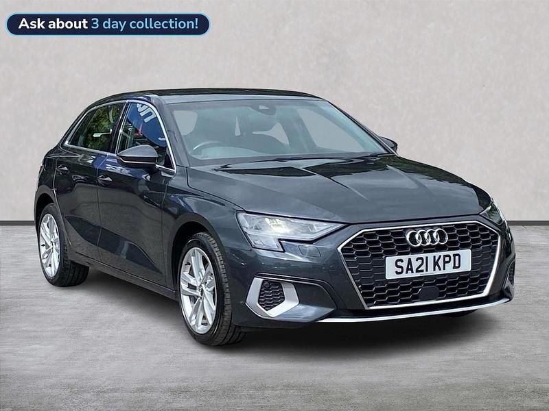 Grey Used 2021 Audi A3 Sport Hatchback | £14,492 (Good price) - Image 1/4
