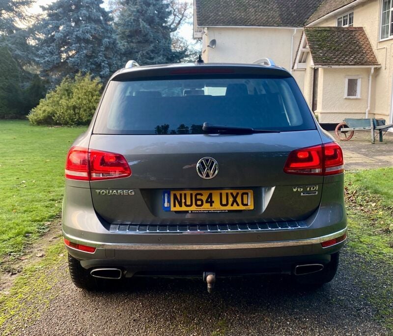 Used VW Touareg SE 201 HP (147 kW) 2014 Canyon grey metallic SUV