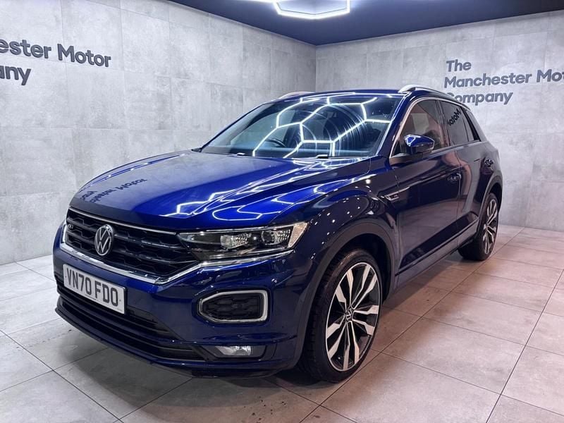 Blue Used 2020 VW T-Roc R-line SUV | £18,961 (Good price) - Image 1/4