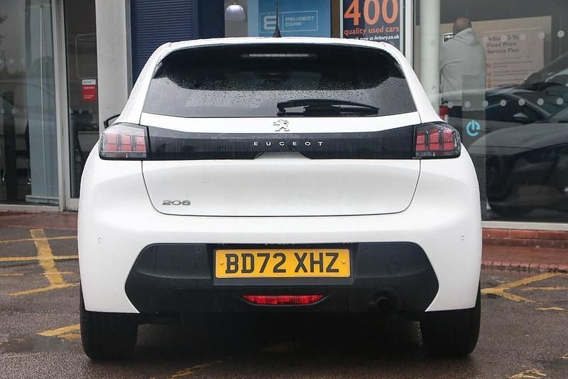White Used 2022 Peugeot 208 Active+ Hatchback | £13,258 (Fair price) - Image 1/3