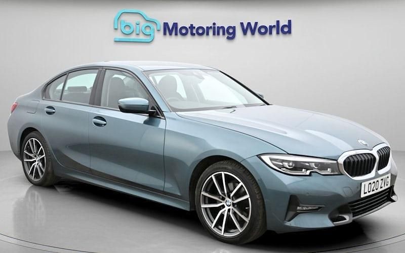 Used BMW 320 Sport Line 184 HP (135 kW) 2020 Blue Sedan