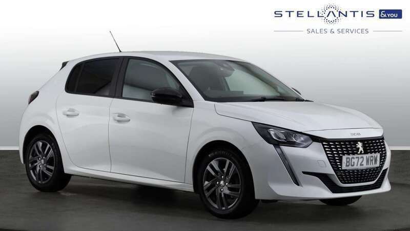 White Used 2022 Peugeot 208 Active+ Hatchback | £12,744 (Good price) - Image 1/4