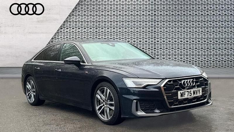 Blue Used 2025 Audi A6 S-Line Sedan | £38,650 (Expensive) - Image 1/4