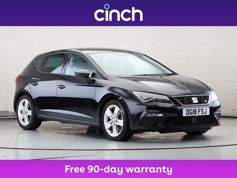 Black Used 2018 Seat Leon FR Hatchback | £13,849 (Fair price) - Image 1/3
