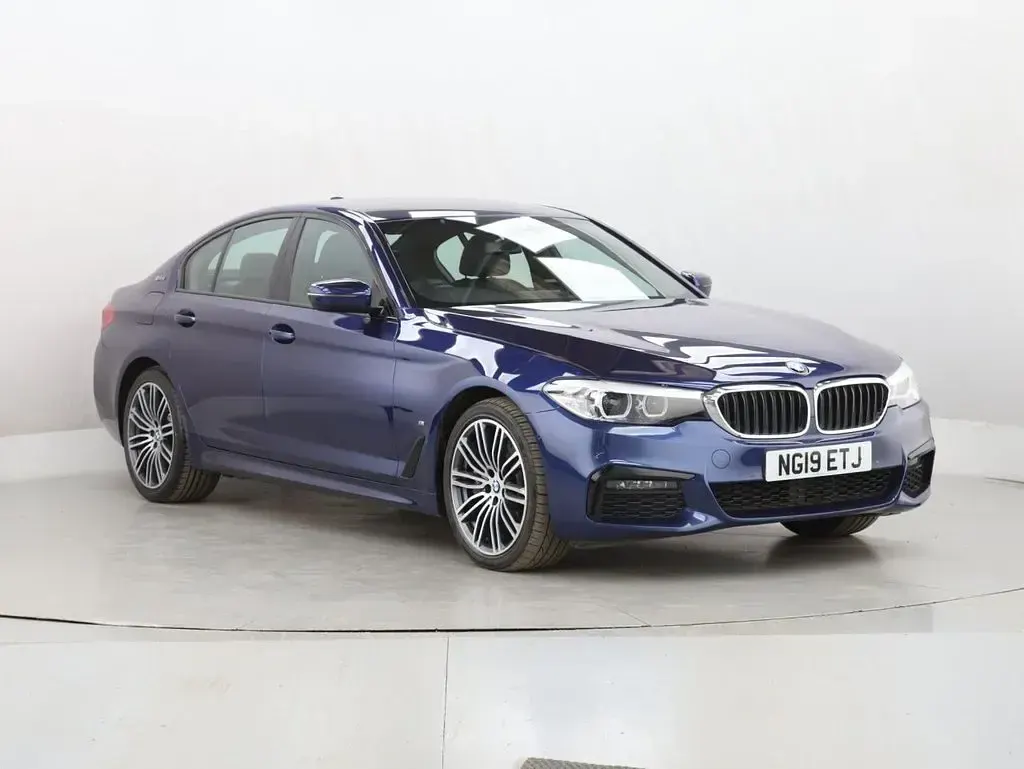 Used BMW 530e M Sport 252 HP (185 kW) 2019 Blue Sedan