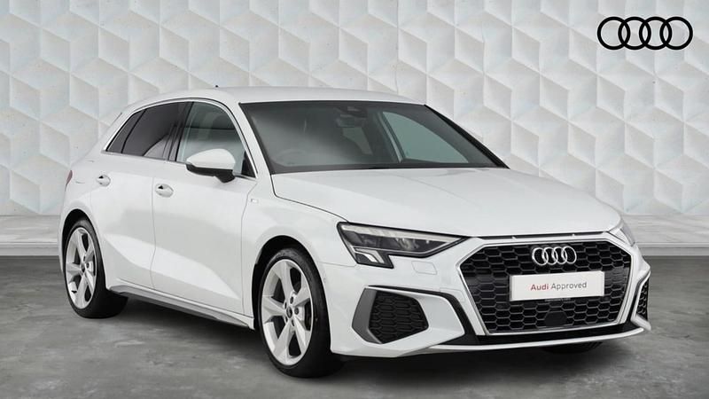 Used Audi A3 Sportback S-Line 2022 Glacier white Hatchback