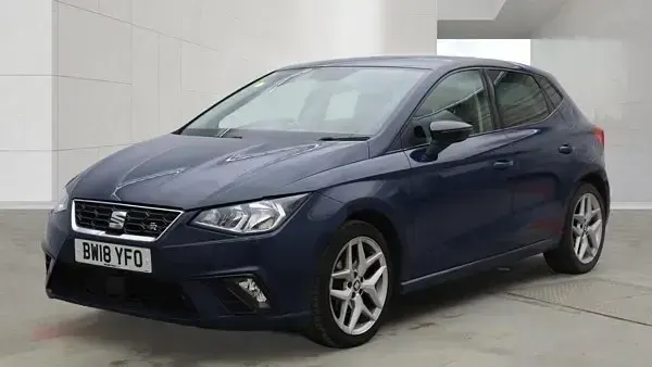 Usado Seat Ibiza FR 115 HP (84 kW) 2018 Azul Citadino