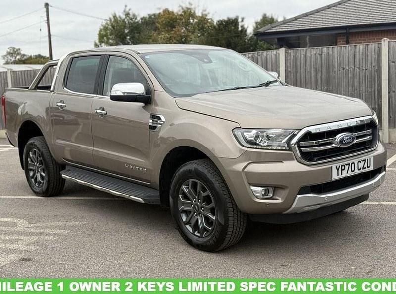 Silver Used 2020 Ford Ranger Limited Pickup | £16,500 (Fair price) - Image 1/4