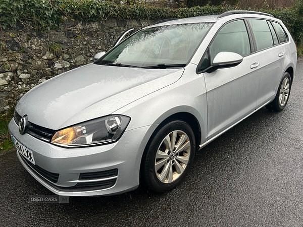 Silver Used 2015 VW Golf VII SE Estate | £7,495 (Fair price) - Image 1/4