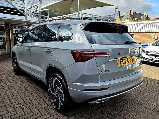 Used Skoda Karoq SportLine 150 HP (110 kW) 2024 Grey SUV