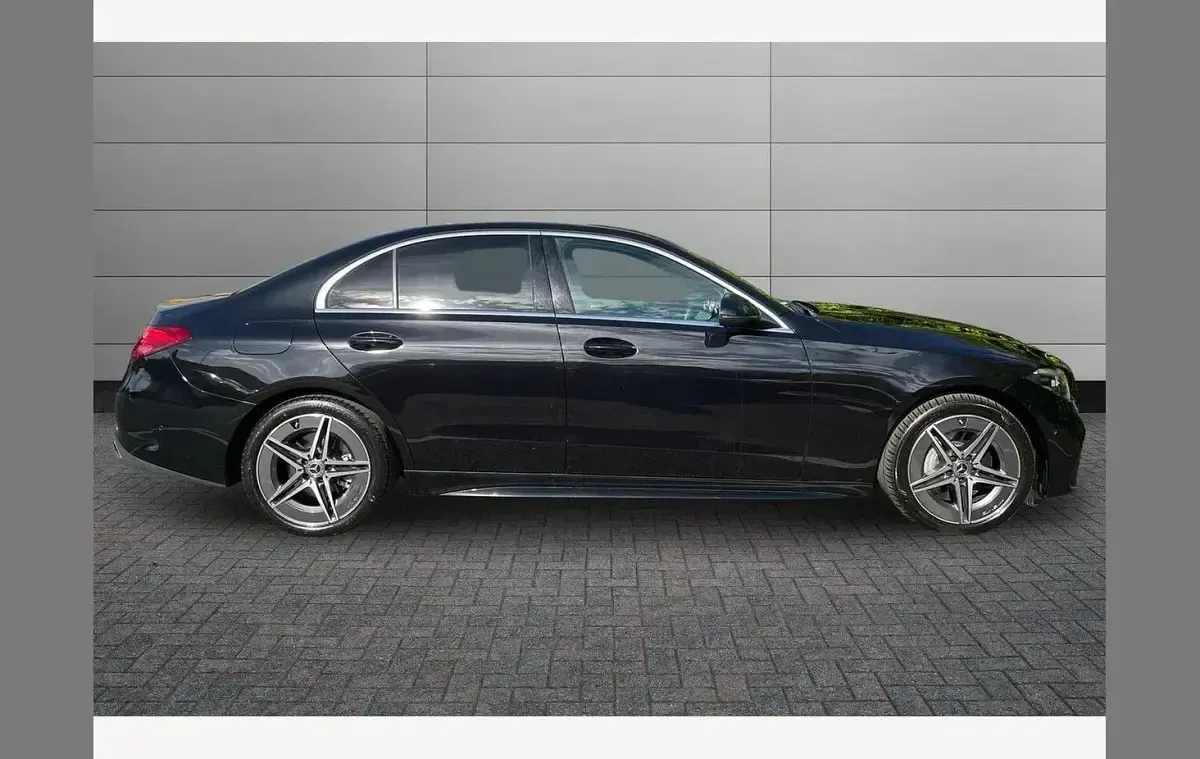 Used Mercedes C200 AMG line 224 HP (164 kW) 2025 Black Sedan