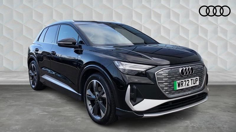 Used Audi Q4 e-tron S-Line 125 kW (170 HP) 2022 Black SUV