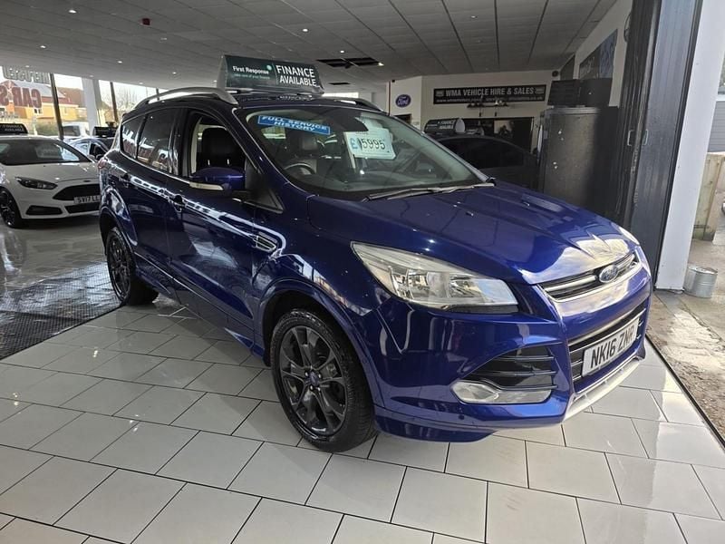 Used Ford Kuga Sport 150 HP (110 kW) 2016 Blue SUV