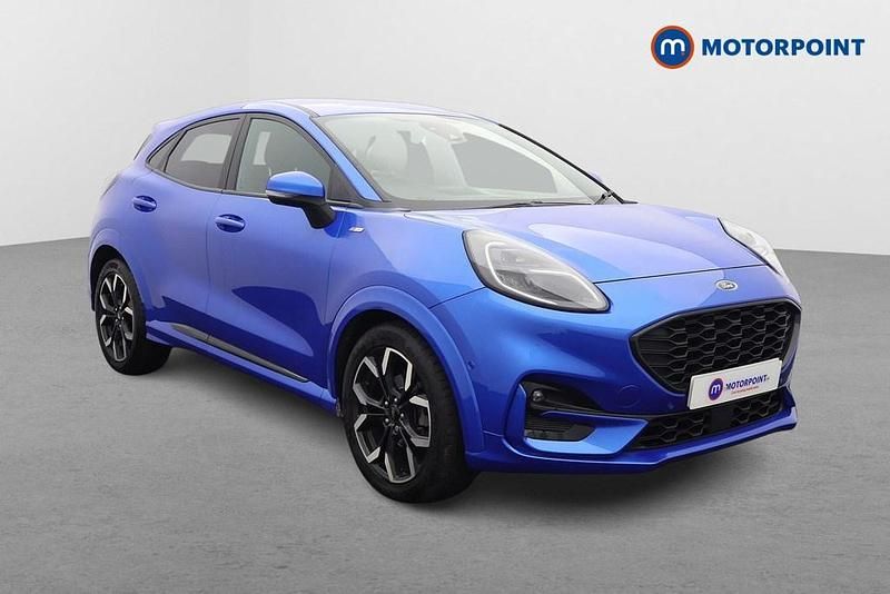 Blue Used 2020 Ford Puma ST-Line X SUV | £14,499 (Fair price) - Image 1/4