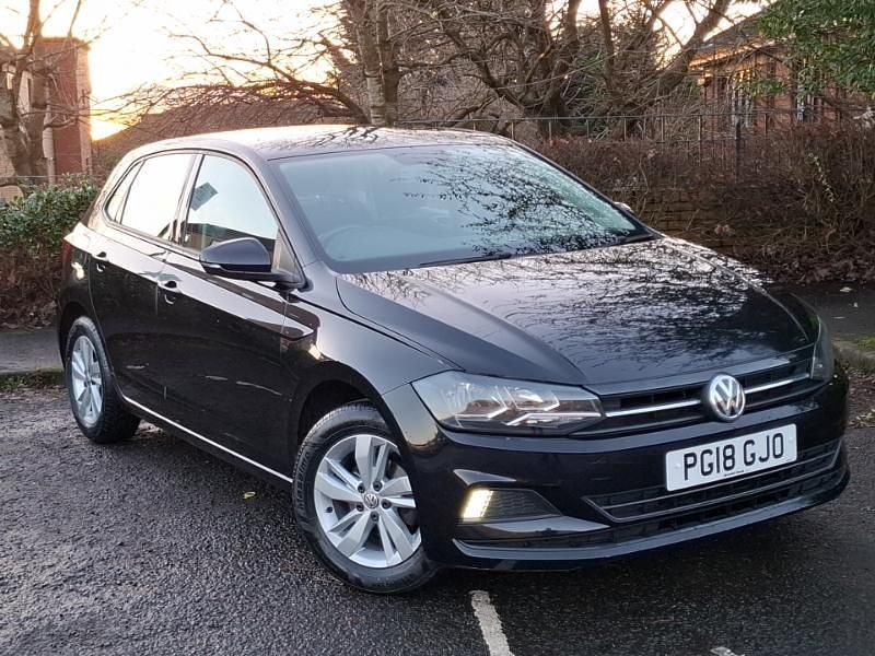 Black Used 2018 VW Polo SE Hatchback | £10,498 (A bit pricey) - Image 1/4