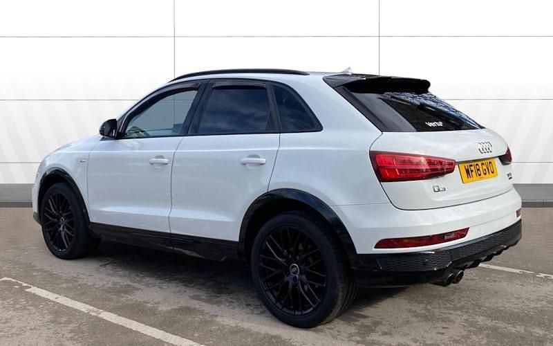 Used Audi Q3 Black Edition 180 HP (132 kW) 2018 White SUV