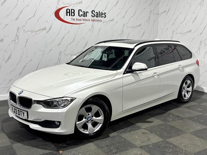 White Used 2013 BMW 320 Efficient Dynamics Estate | £12,499 (Expensive) - Image 1/3