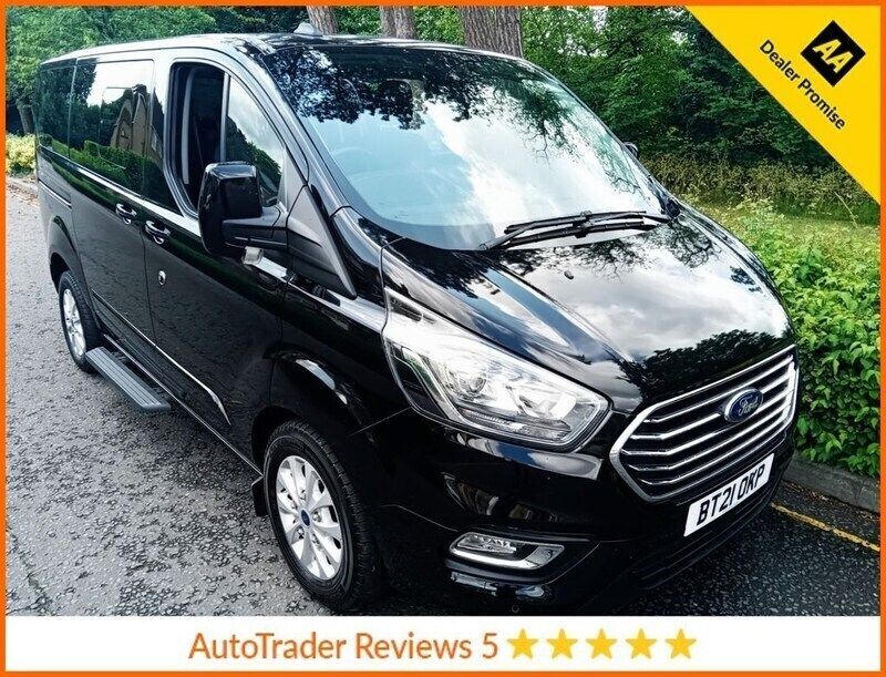 Black Used 2021 Ford Tourneo Custom Titanium MPV | £28,990 (Fair price) - Image 1/4
