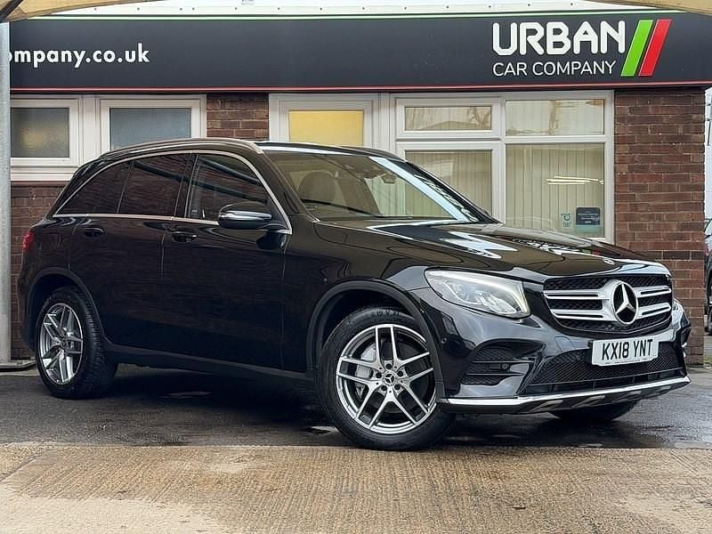 Used Mercedes GLC250 AMG line 200 HP (147 kW) 2018 Black Estate