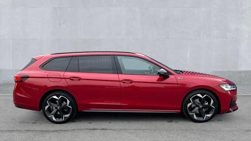 Used Skoda Superb SportLine 150 HP (110 kW) 2025 Metallic  carmine red Estate