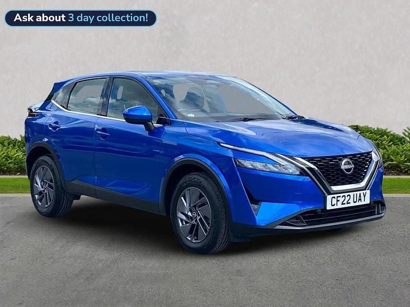 Blue Used 2022 Nissan Qashqai Acenta Premium SUV | £18,039 (Good price) - Image 1/4