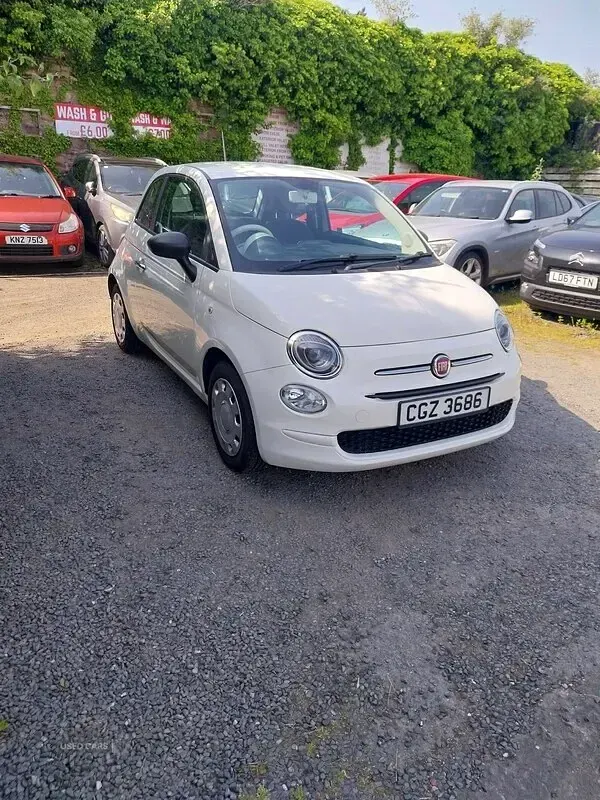 Used Fiat 500 Pop 69 HP (50 kW) 2016 White Hatchback