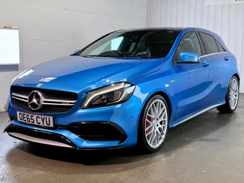 Used Mercedes A45 AMG Premium 2015 Blue Hatchback
