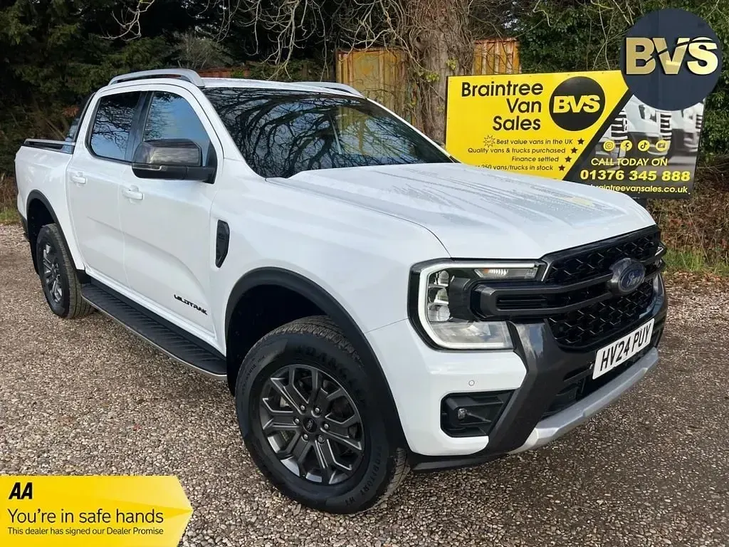 Begagnad Ford Ranger Wildtrack 2024 Vit Pickup
