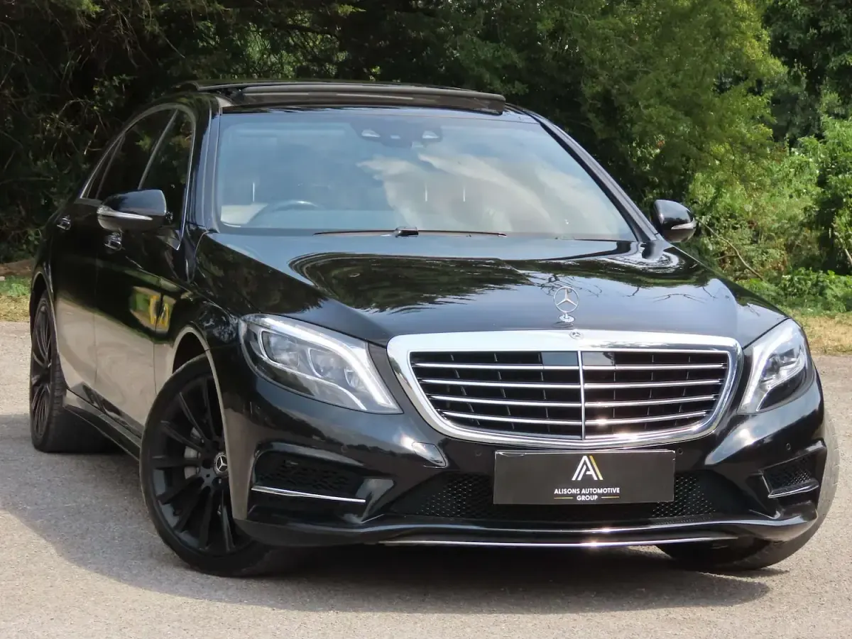 Used Mercedes S350 AMG line 254 HP (186 kW) 2017 Black Sedan