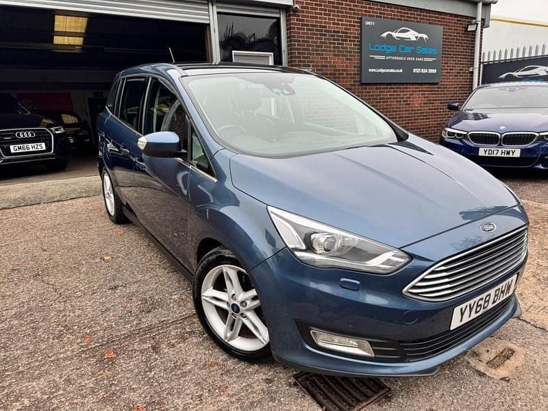 Blue Used 2018 Ford Grand C-Max Titanium X MPV | £6,895 (Good price) - Image 1/4