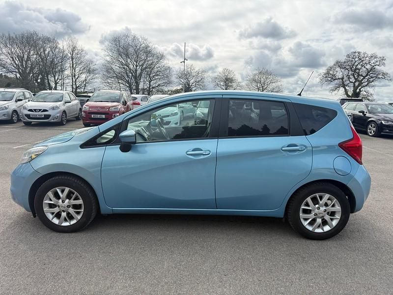 Used Nissan Note Acenta 90 HP (66 kW) 2014 Blue Hatchback