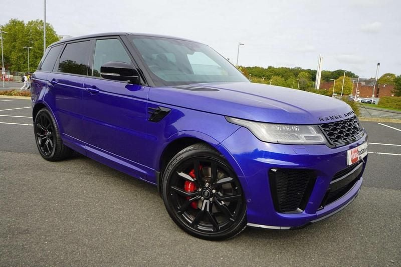 Used Land Rover Range Rover Sport SVR 575 HP (422 kW) 2021 Blue SUV