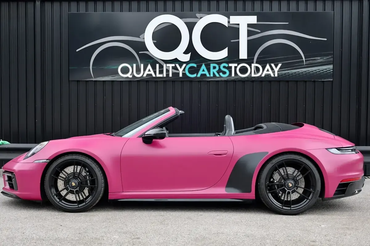 Used Porsche 992 473 HP (347 kW) 2024 Pink Cabriolet