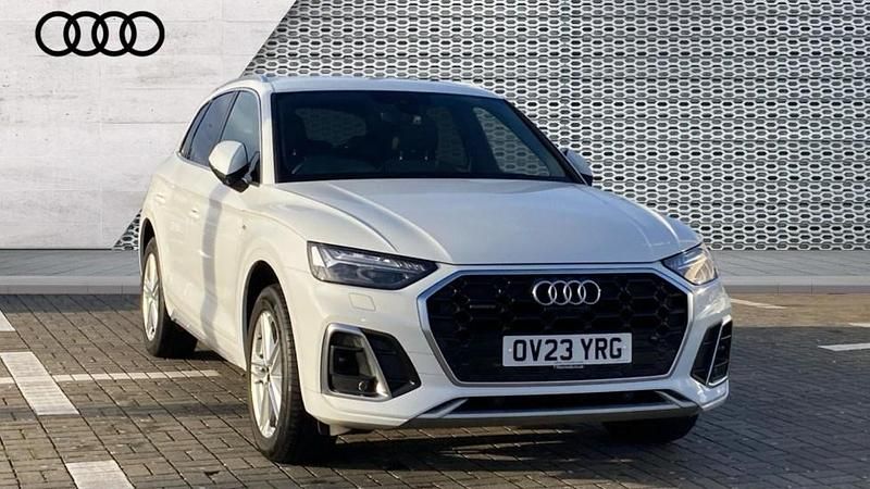 White Used 2023 Audi Q5 S-Line SUV | £32,129 (Fair price) - Image 1/4