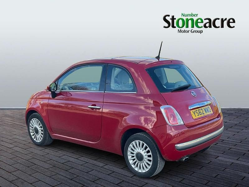 Used Fiat 500 Lounge 69 HP (50 kW) 2013 Red Hatchback