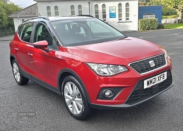 Red Used 2021 Seat Arona SE Technology SUV | £11,695 (Fair price) - Image 1/4