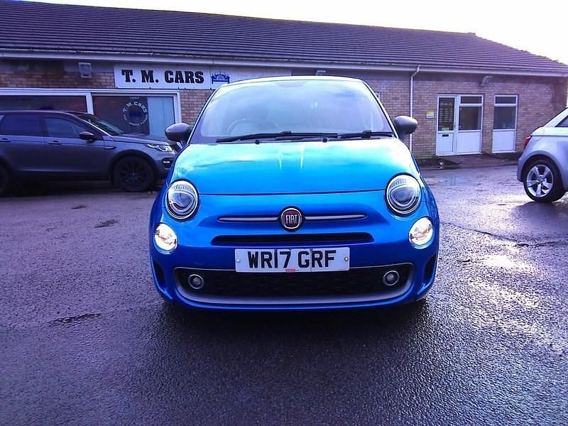 Used Fiat 500 S 69 HP (50 kW) 2017 Blue Hatchback