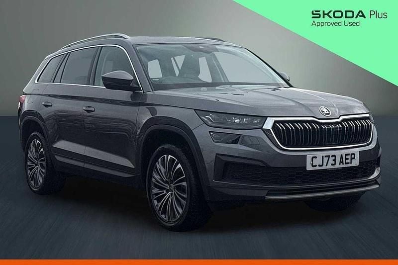 Used Skoda Kodiaq SE L Executive 150 HP (110 kW) 2024 Graphite grey SUV