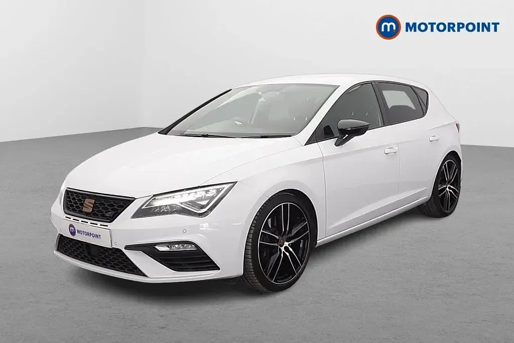 Used Seat Leon CUPRA 290 HP (213 kW) 2019 White Hatchback
